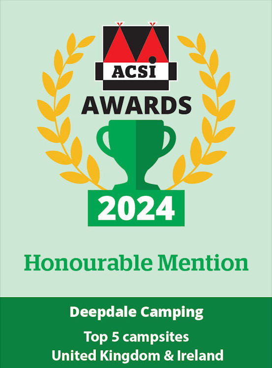 Deepdale Camping is one of the Top 5 ASCI Inspected Campsite in the UK & Ireland